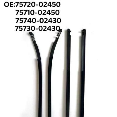 Bright Trim Water-Blocking Sealing Strips for 2014-2018 Honda Models' Exterior Doors and Windows.