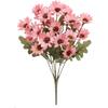 Easy Maintenance Artificial Mums Sunset Flowers Seasonal Decor