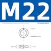 304 Stainless Steel GB93 Spring Elastic Washer M1.6-M16