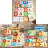 Wooden Alphabet And Number Matching Cards For Kids Educational Game For Early Learning