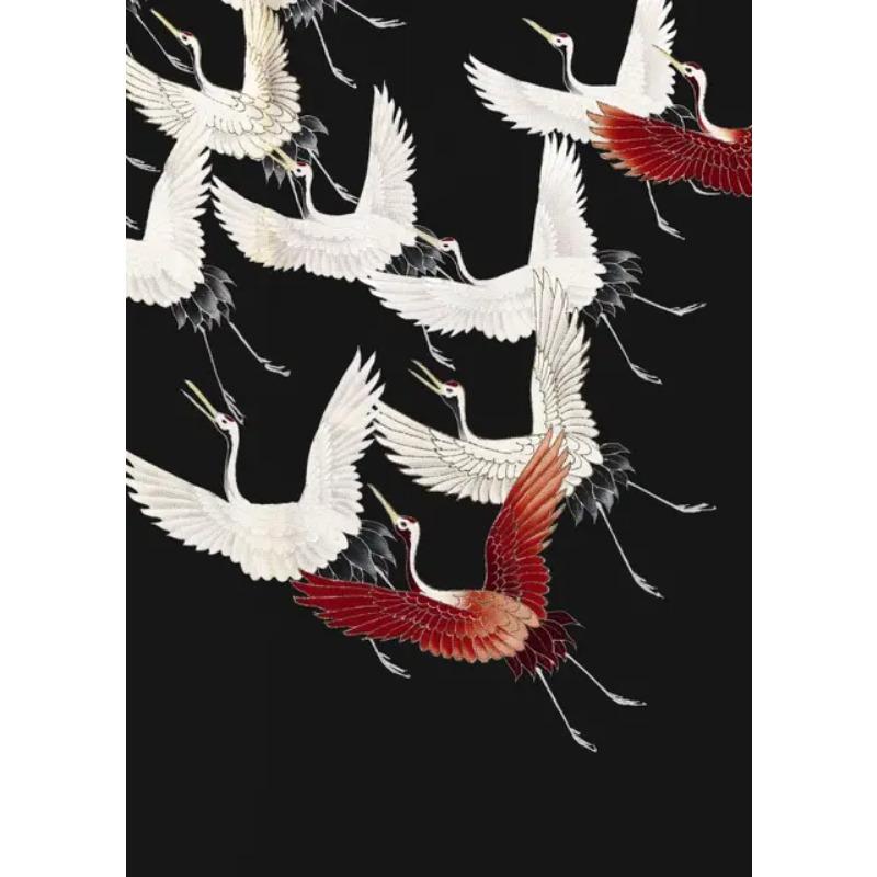 Poster Artistico Vintage Cinese Fiore di Ginkgo Uccello Pianta Tela Paesaggio Pittura Murale Stampe Immagine per Soggiorno Decorazione Casa Wa
