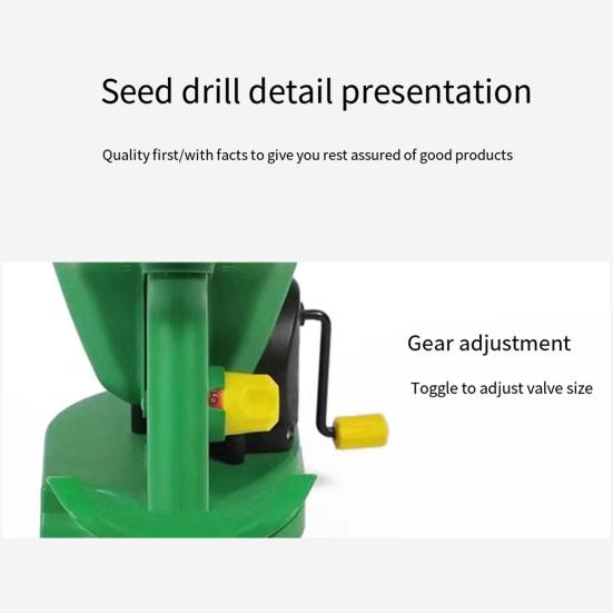 Handheld Planter 1.5L 5 Gear Portable Gardening Spreader Easy to Use Energy-saving