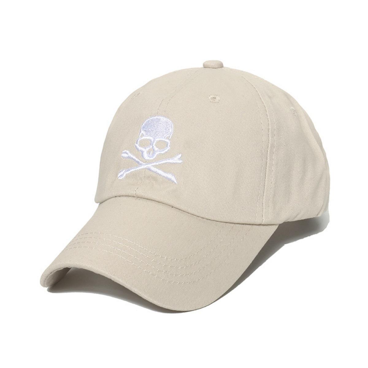 

Skull Print Baseball Cap for Men, Summer Outdoor Casual Hat with Peak, Edgy Punk Style Sun Cap 56-58 CM adjustable