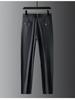 2026 Spring/Summer High-Quality Ice Silk Striped Business Casual Men's Pants Luxury Suit Trousers