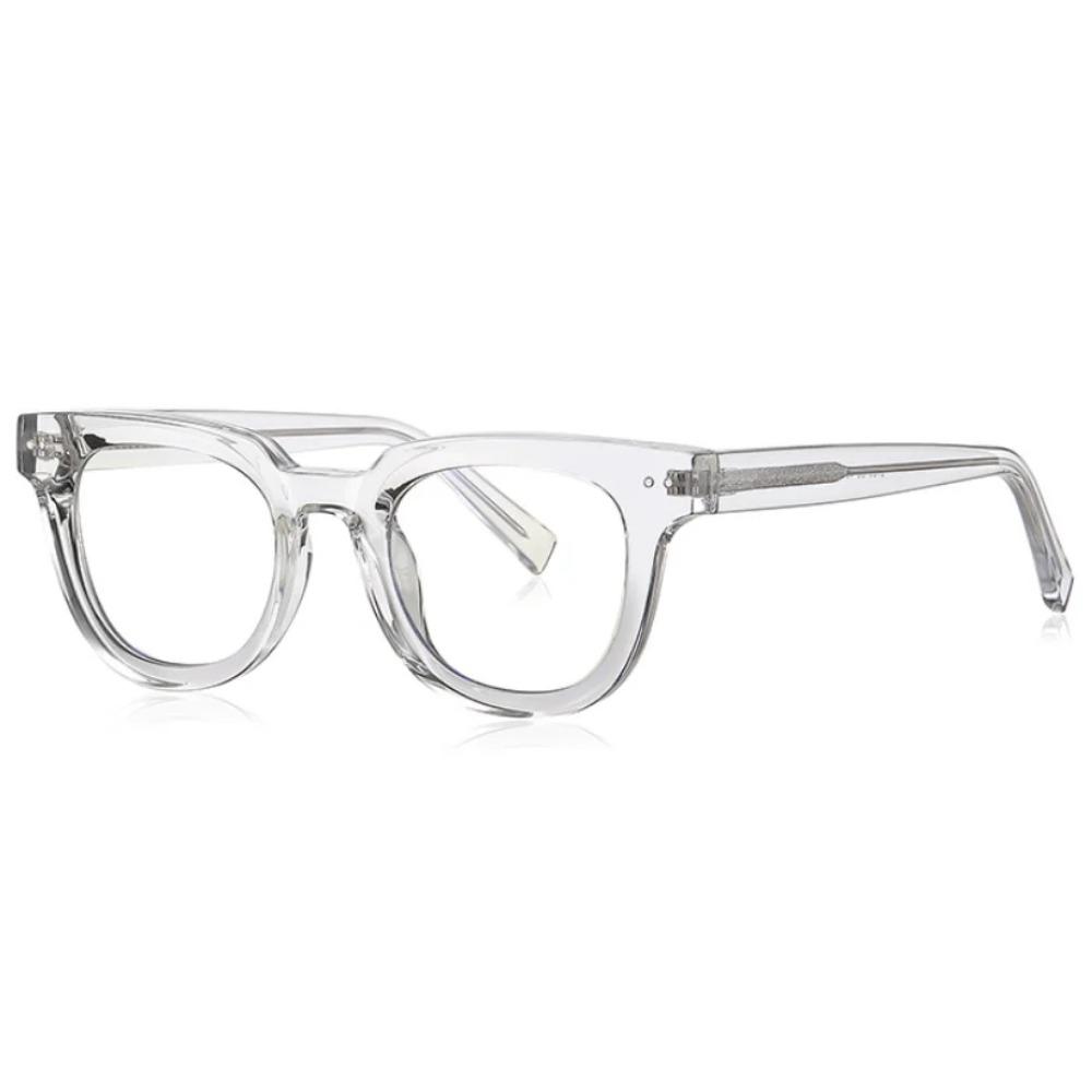 Spring Hinge Vintage Round Reading Glasses Women Men TR90 Blue Light Clear Readers Eyeglasses Magnifier Presbyopic Diopter 0~6.0