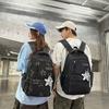 Schoolbag New Ins Style High Value Backpack Printing Junior High School Student Schoolbag Male College Style Travel Trendy Cool Backpack
