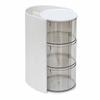 Large Capacity Jewelry Organizer Box 3-Layer Cosmetic Storage Box Makeup Brush Holder  Beauty Egg