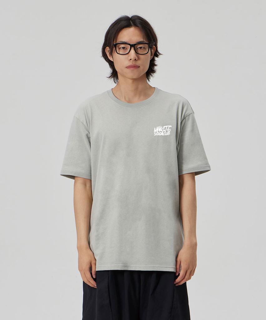 MAKEITTO [Graffiti3 Logo]Crew Neck Tee_Mint