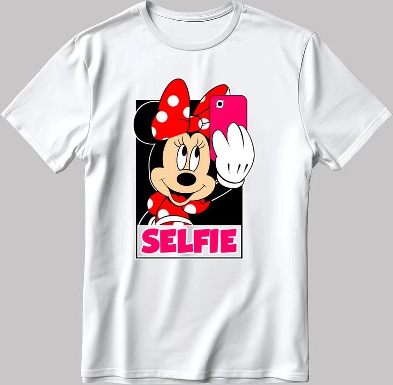 Minnie Mickey Sport White T Shirt With Unisex Style Best Gift S