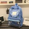 Schoolbag backpack men's simple and versatile high-value pain bag junior high school high school college student schoolbag large-capacity computer 