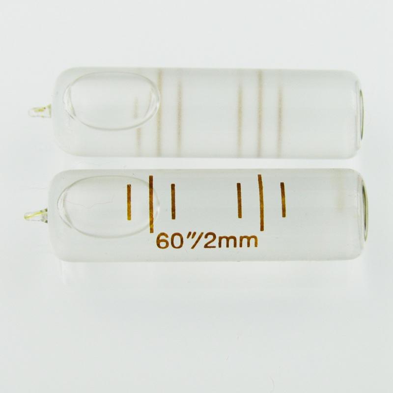 9*34mm 60"/2mm High Precision Glass Long Bubble Level Tube Vials Cylinder Spirit Level Bubble