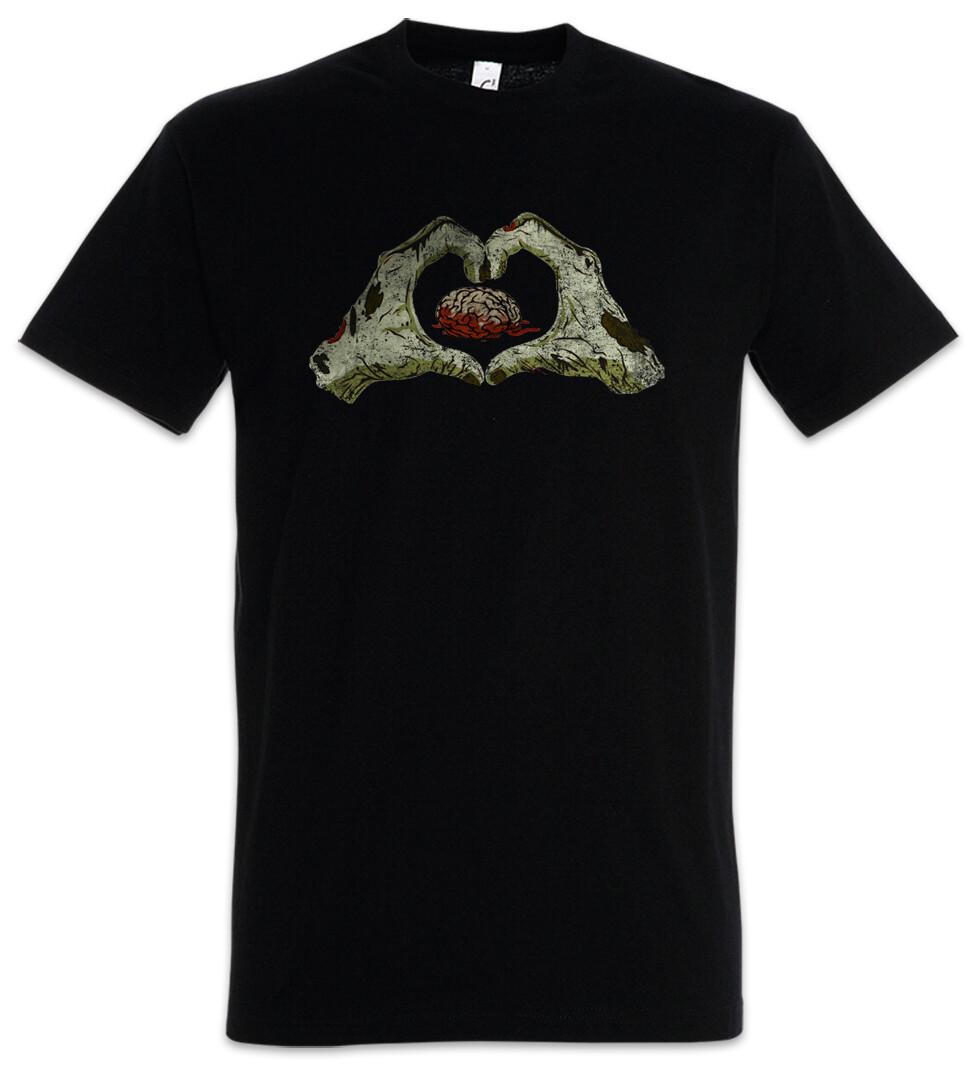 

Мужская футболка Zombie Heart Мужские Женские Футболки Топ Живые Мертвецы Ходячие Веселье Улыбка Зомби Мозг 4XL