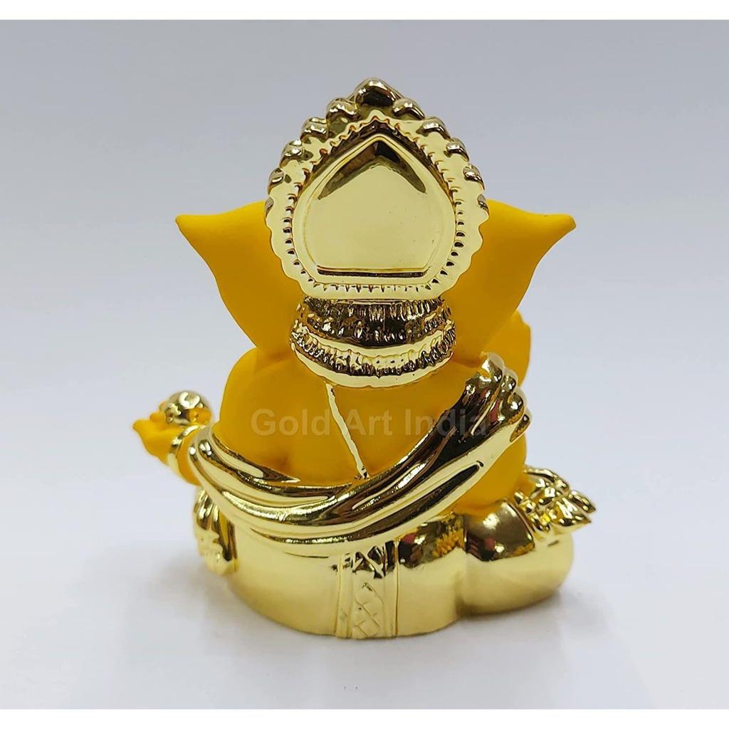Gaddi Ganesh Idol For Car Dashboard Ganesha Murti Ganpati Idol For Home Decor Puja Lord Ganesh Statue