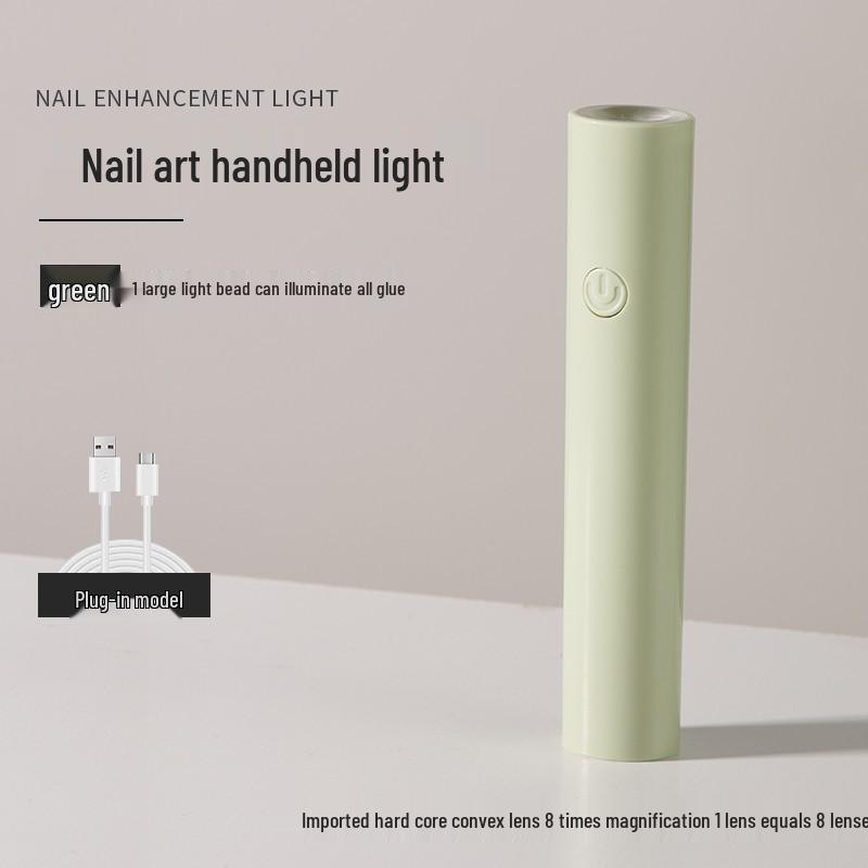 Portable Rechargeable UV Nail Lamp: Quick-Dry Mini Handheld Nail Art Curing Device