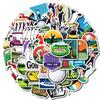 50Pcs Golf Sports Graffiti Stickers - Waterproof Decals for Cup & Phone Decor