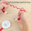 Convenient Charging Wire Anti-winding Data Cable Stretchy Data Transfer 3 In 1 Mobile Phone Charging USB Spring Wire