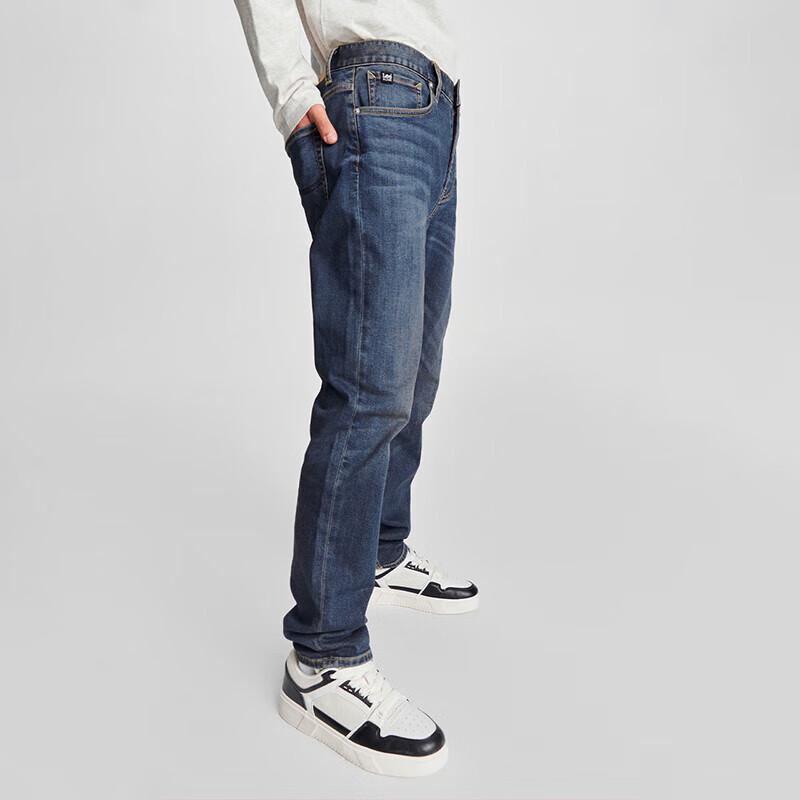 Lee Men's Tapered Brushed Warm Jeans