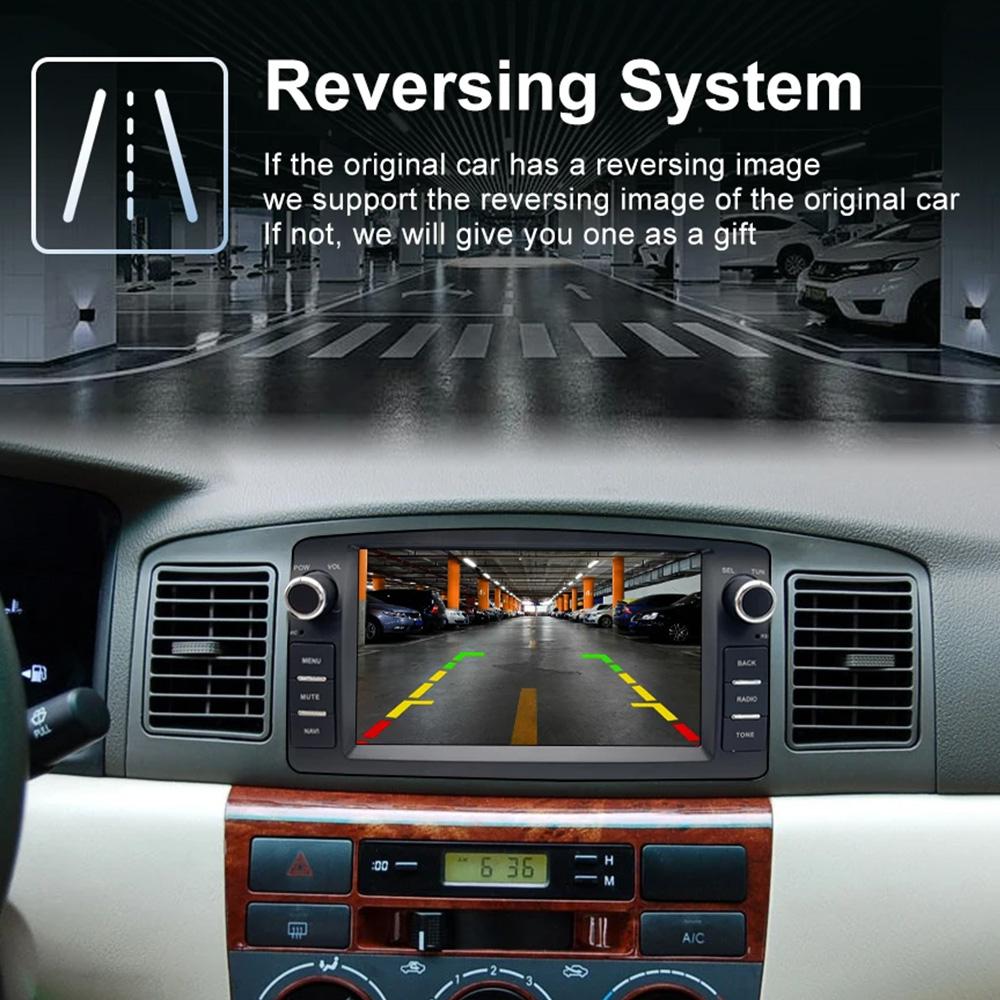 Car Video Player for Toyota Corolla E120 BYD F3 2000-2006 GPS Navigation Built-in Dsp Carplay Autoradio Android Head Unit
