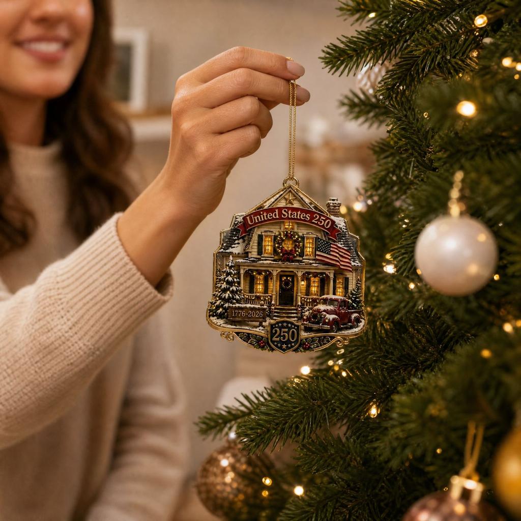 2D Acrylic Christmas Tree Ornament Flat Hanging Pendant for Holiday Party Decoration