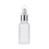 Frosted Glass Dropper Bottle 10ml - Empty Essential Oil & Cosmetic Dispenser