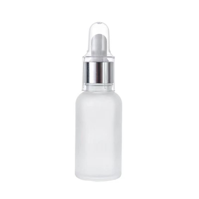 Frosted Glass Dropper Bottle 10ml - Empty Essential Oil & Cosmetic Dispenser