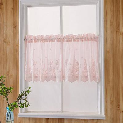 Moderne Spitzen-Jacquard-Vorhänge zum Aufhängen, Stoff, Spitze, Saum, Schlafzimmer, Heimdekoration, kurzer Vorhang