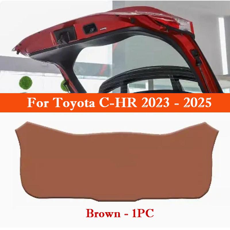 For Toyota C-HR IZOA Car Trunk Door Anti Kick Pad Tailgate Anti-Scratch Protective Mat Sticker Cargo Liner Interior Accessories