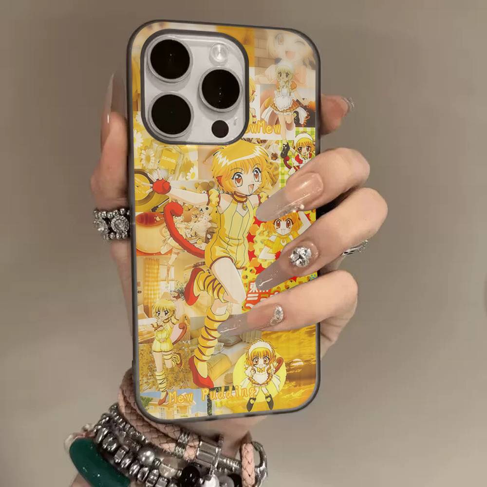 Tokyo Mew Mew Anime Phone Case For IPhone 16 15 17 Pro 11 12 13 14 Pro Max Plus Soft Ripple Silicone Cover Shell