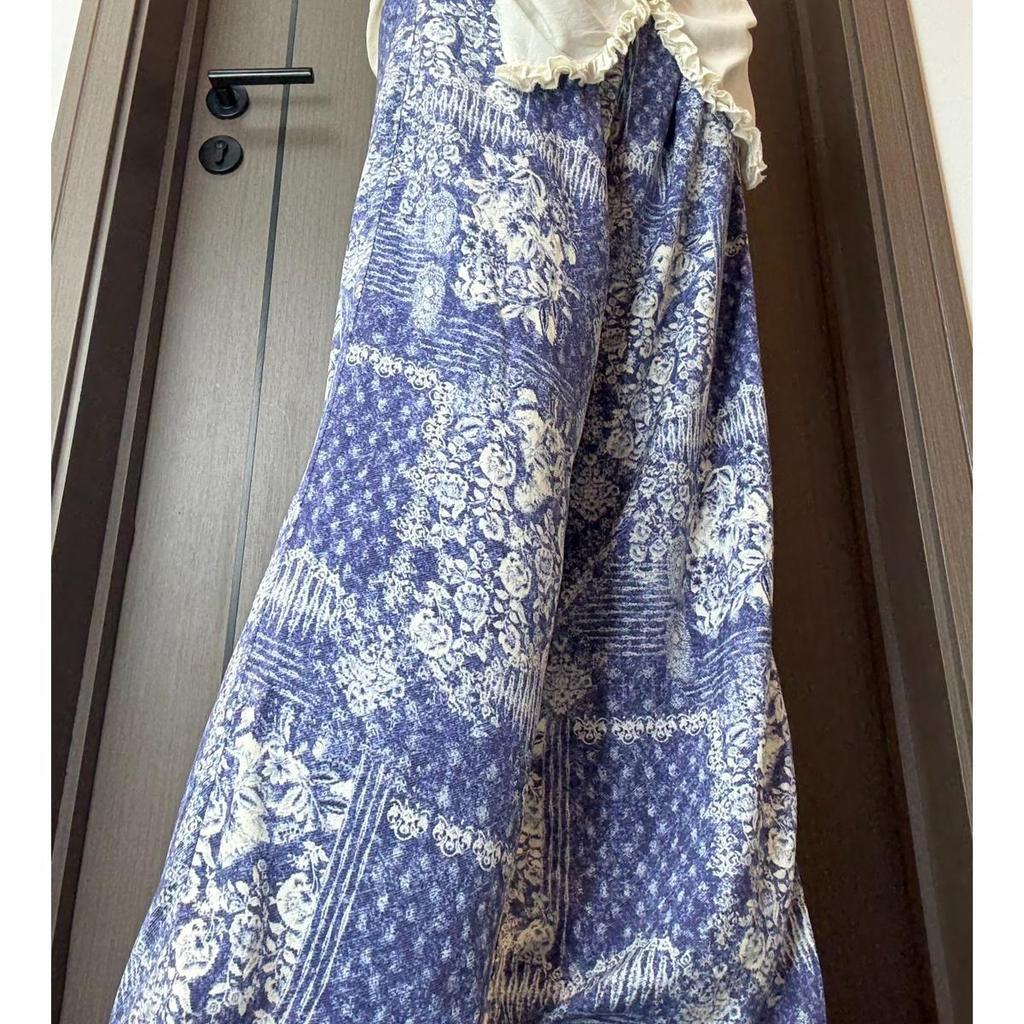 Versatile Summer Wide-Leg Cotton Silk Pants