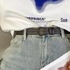 Women's Brown No-Punching Belt: Stylish and Versatile 2023 Jeans Accessory