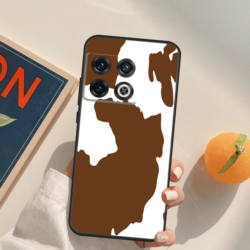 Spotted Cow Skin Print Case For OnePlus 13R 12R 10R 13T 10T 11 12 13 15 OnePlus Nord 5 CE 2 3 4 Lite N20 N30 Cover