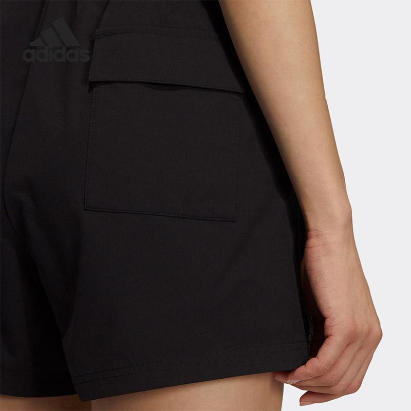 Adidas Swoosh Weave Sport Shorts Women Bottoms Black GP0644