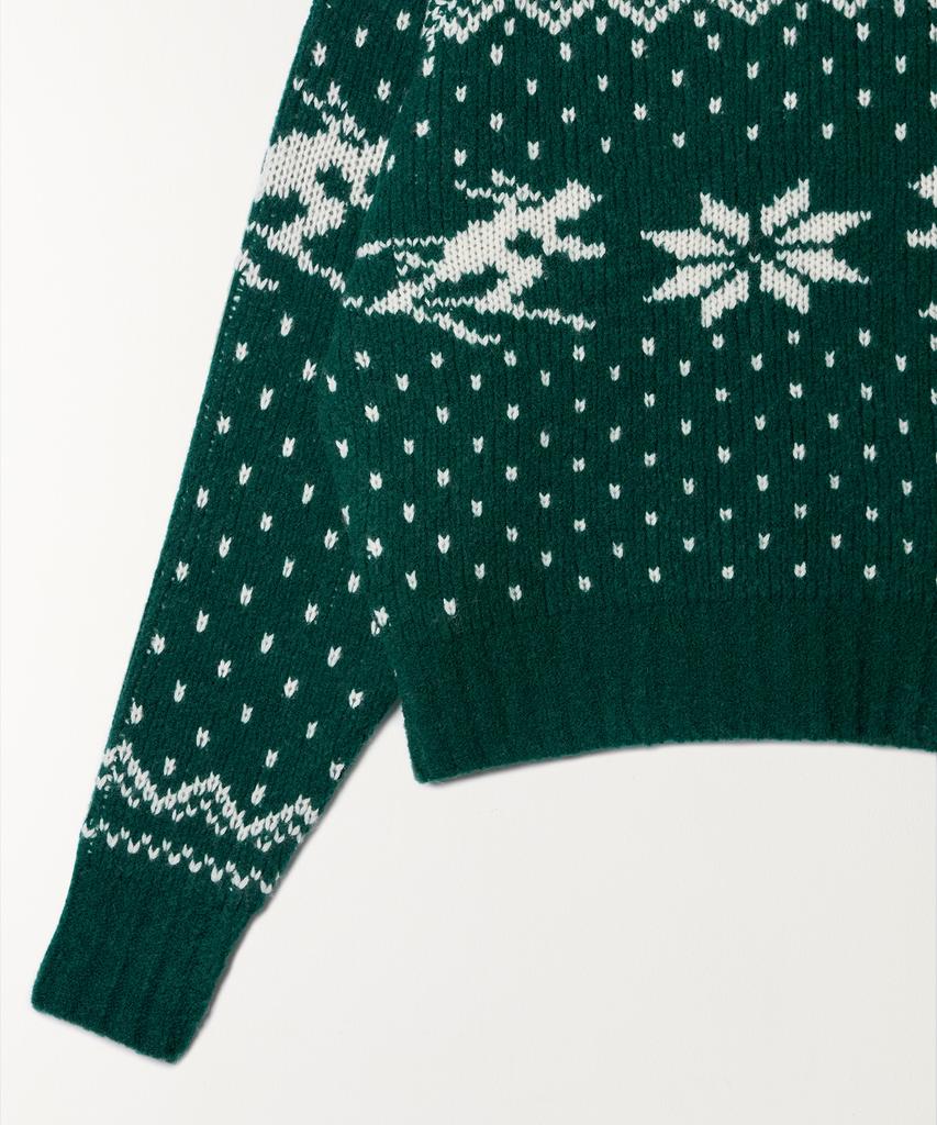 Tudument Winter Ski Knit Deep Green
