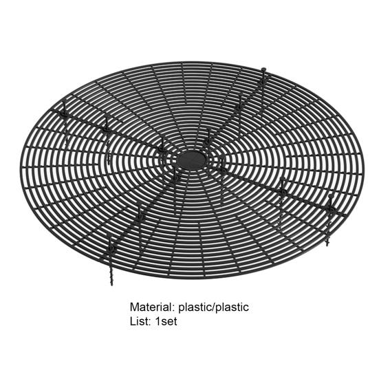 Praktisk anti-korrosjon plantepottedeksel Enkel montering Kuttbar plast blomsterpottebeskytter for hjemmet