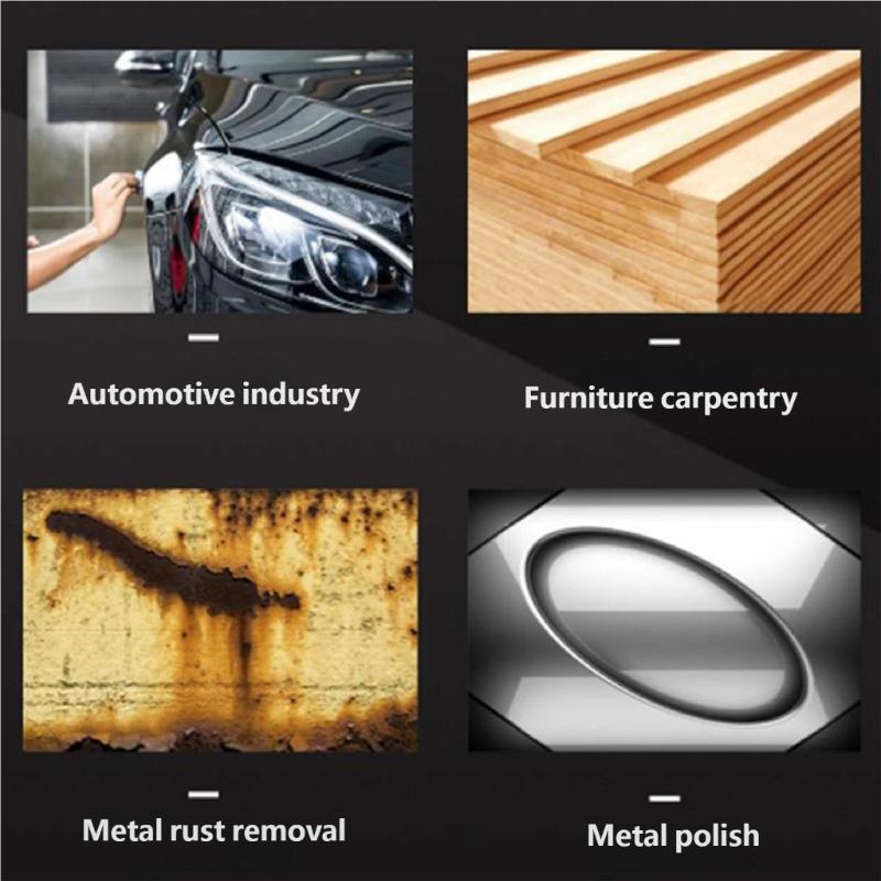 Pneumatic Disc Sander Tool For Automotive Detailing And Woodworking Furniture Refinishing Featuring Aluminum Construction