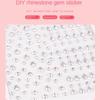 Crystal Rainbow Eye Makeup Sticker Jewel Diamond Sticker Stage Decoration 3D Nail Art Decoration