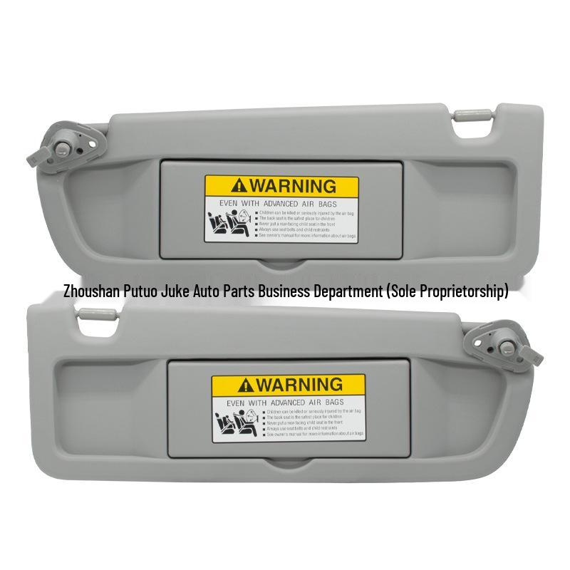 Light Gray Sun Visors (2-Pack) for 2006-2011 Honda Civic, 83280-SNA-A01ZA