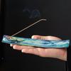 Hand-painted Pattern Incense Insert Antique Alloy Lying Incense Burner Home/office/tea Room Decorative Aromatherapy Burners