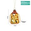 Fishing Series Christmas Tree Decoration Glass Painted Home Scene Decoration Pendants  Home