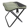 Portable Foldable Stool with Shoulder Strap Outdoor Foldable Stool for Mountaineering and Hiking Green Large Size