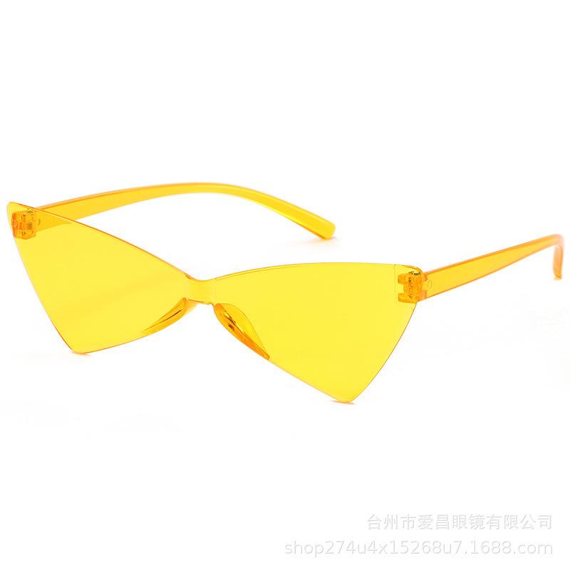 Personality Butterfly Frame Sunglasses Trendy Street-Style Candy-Colored European and American Cross-Border Glasses KJ135
