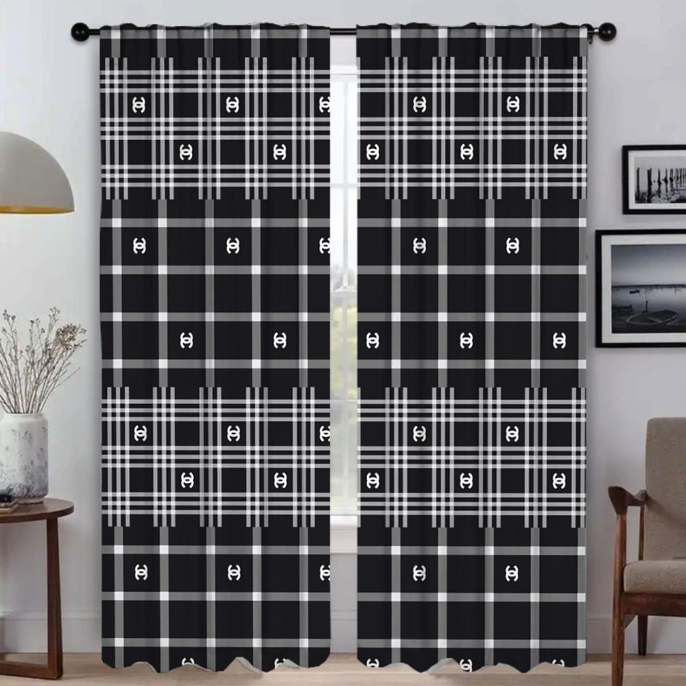 

Цветы и растения Плотные шторы для комнаты 2 панели Шторы против комаров Хэллоуин Украшения Тюль для спальни Разделитель W50xH70cmx2pcs-CL