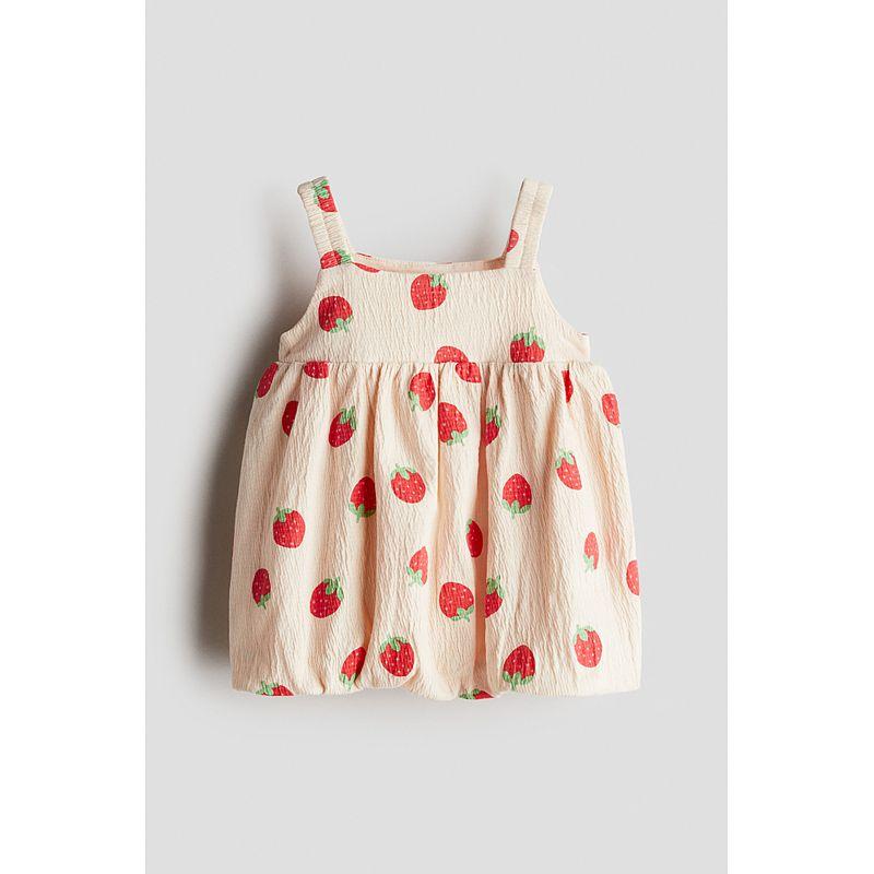

HM Children s Clothing Baby Girl Fall 2025 New Arrival Bubble Hem Wrinkle Feeling Dress 1292352