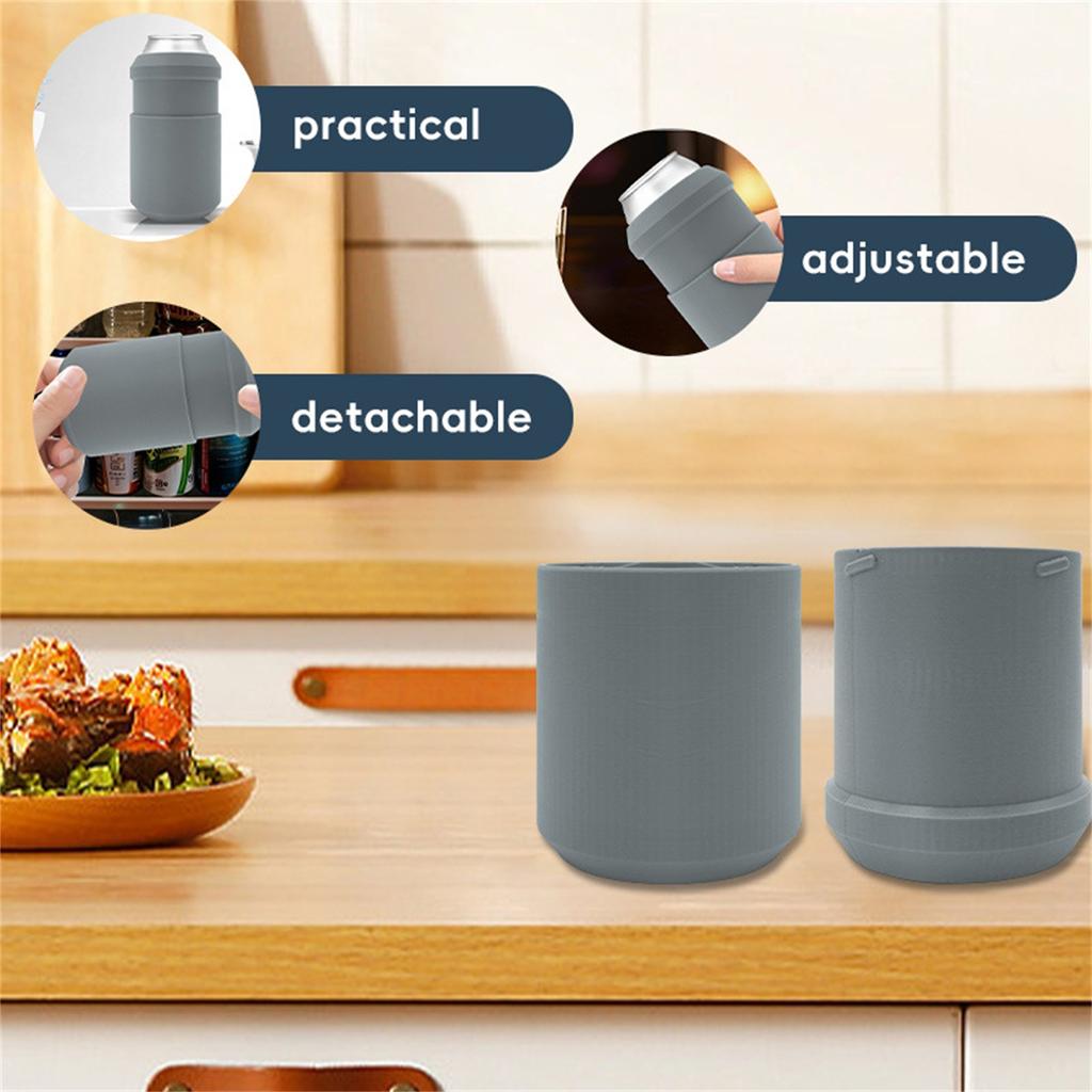 Retractable Beverage Cooler Slim Comfort Drink Holder Cup Holder