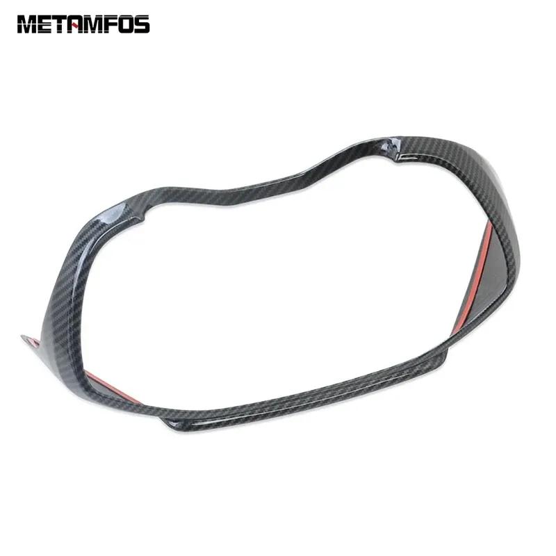 For Subaru Forester SK -   2024 Carbon Fiber Dashboard trument Board Frame Cover Trim Sticker Car Accessories