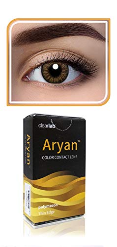 Aryan Quaterly (3 Months) Color Contact Lens (-3.50 Sweet Honey)