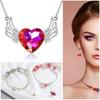 Crystal Austria 6432 Heart Cut Pendants Loose Rhinestone Charms Glass Jewelry Gems Stones for DIY Necklace Jewelry Making 12Pcs