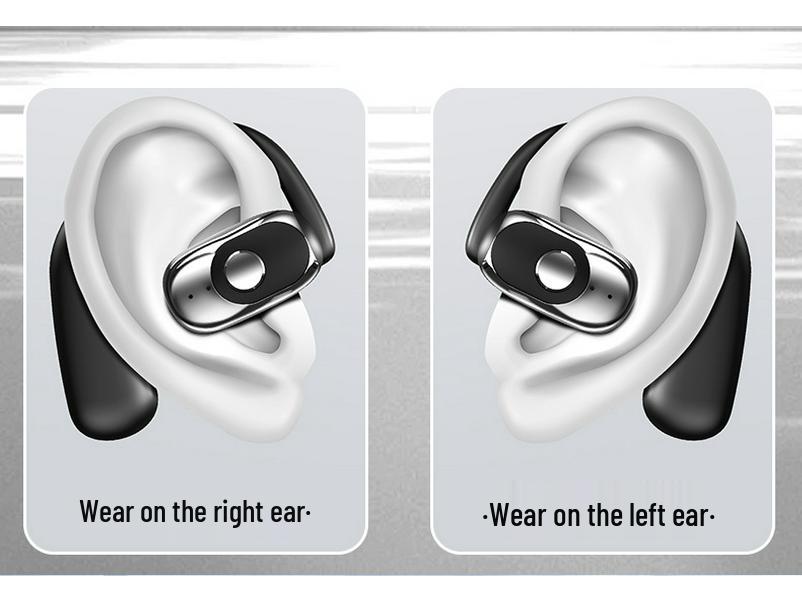 Wireless Bluetooth Single Ear Headphones with Super Long Battery and Noise Cancelling for Business, Driving, and Sports