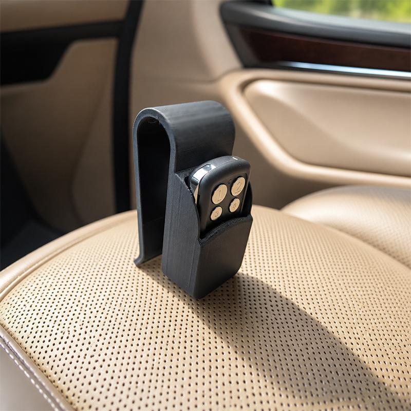 Car Garage Door Remote Control Holder 1Pcs 4-Button Universal Sun Visor Clip Non-Scratch Auto Interior Organizer