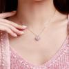 Women's Four-Leaf Clover Necklace: Detachable, Fade-Resistant, Versatile Wear, Light Luxury Feel, Flower Pendant, Clavicle Chain